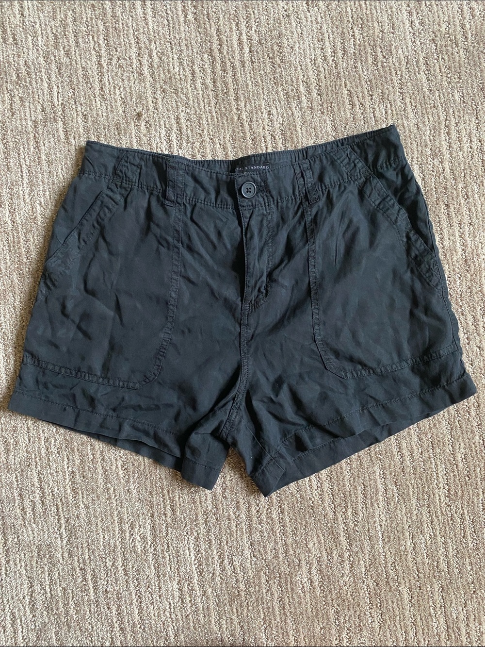 Social Standard by Sanctuary Black Lightweight Lyocell Shorts